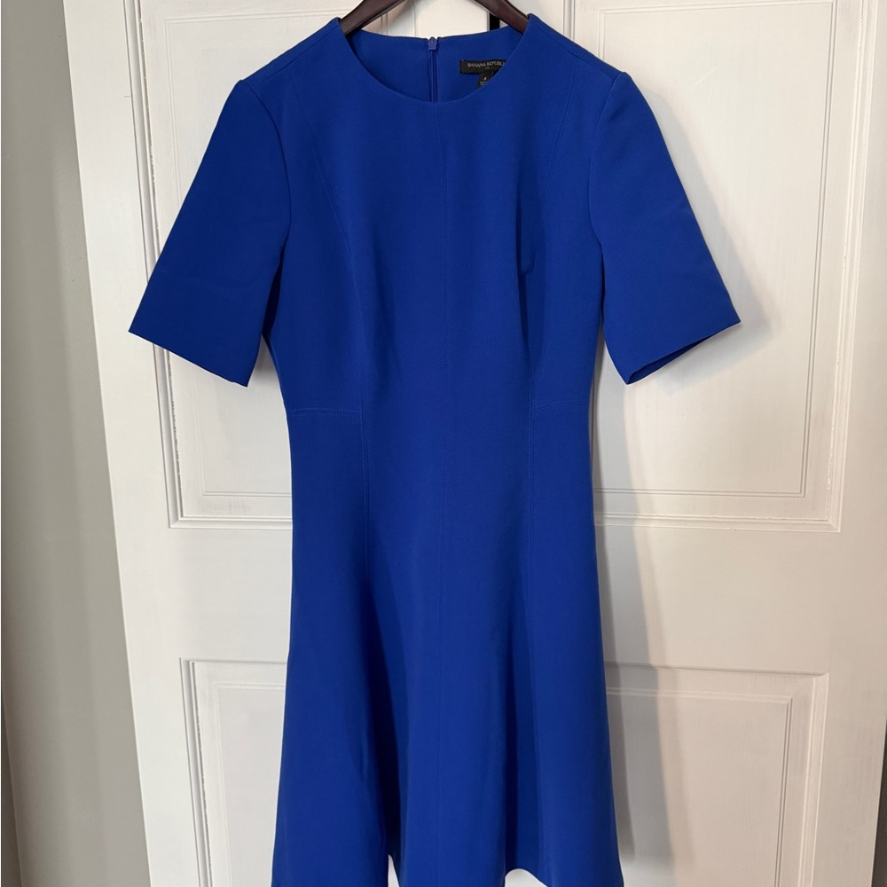 Banana Republic Royal Blue Midi Dress